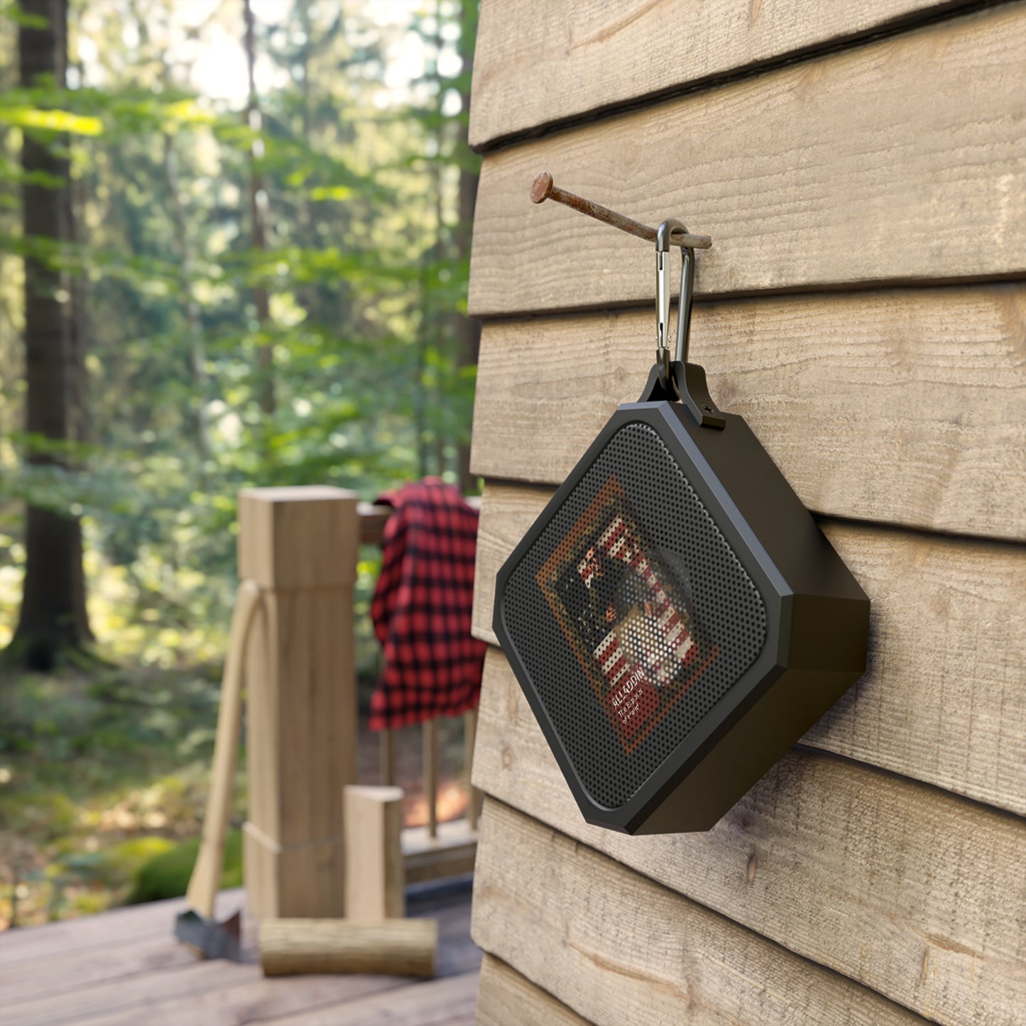 Bluetooth Outdoor Speaker, Portable Speaker for Camping, Travel, Hiking, Wireless Speaker for Adventurers, Waterproof Bluetooth Speaker