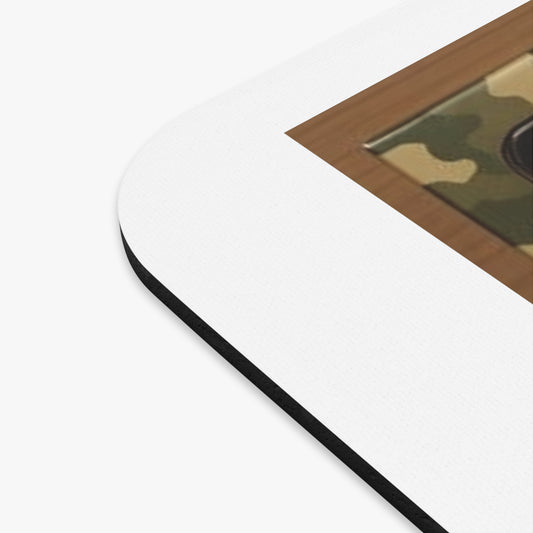 Camouflage Mouse Pad, Military Mouse Mat, Gaming Desk Accessory, USA Patriotic Gift, Office Decor for Vets